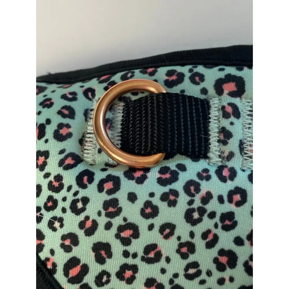 Top Paw Green Animal Print Dog Harness Size X-Small